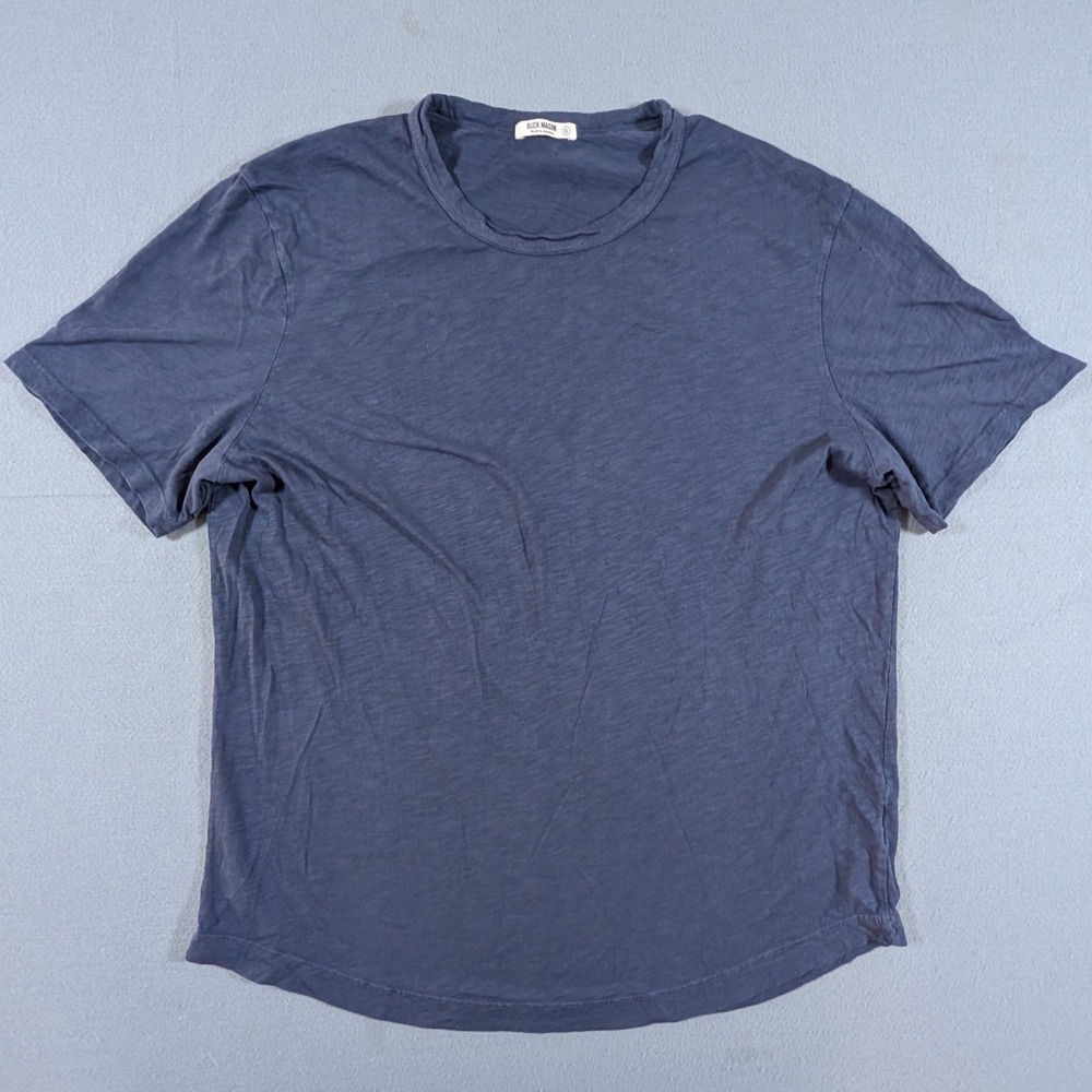 Buck‎ Mason T-Shirt Mens XL Curved Hem Slub Short Sleeve Made in USA